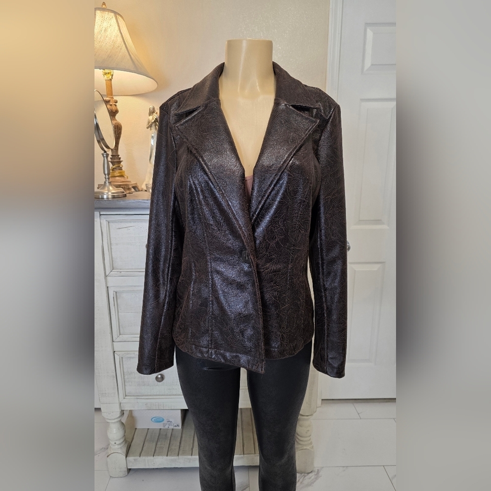 Blazer Soft Works Vintage Faux Lether